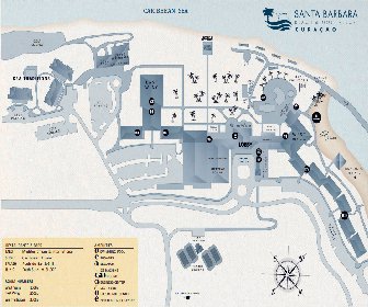 Santa Barbara Beach & Golf Resort Map Layout