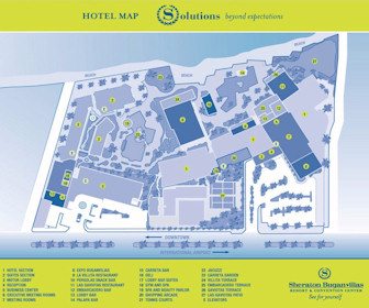 Sheraton Buganvillas Resort Map Layout