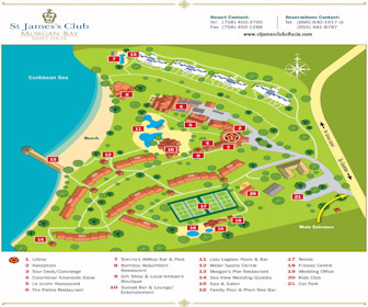 St.James Club Morgan Bay Resort Map Layout