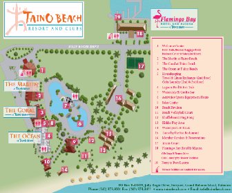 Taino Beach Resort & Clubs Map Layout