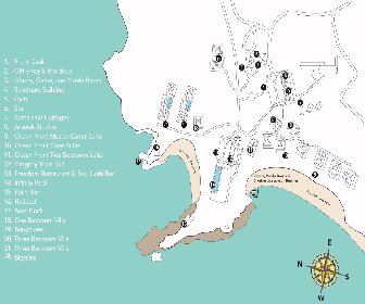 The Cove Eleuthera Resort Map Layout