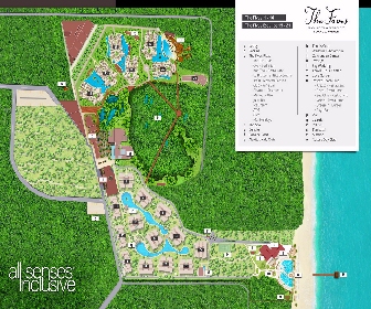 The Fives Beach Hotel & Residences Resort Map Layout