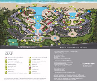 The Westin Lagunamar Ocean Resort Resort Map Layout