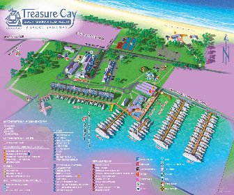 Treasure Cay Beach, Marina & Golf Resort Map Layout