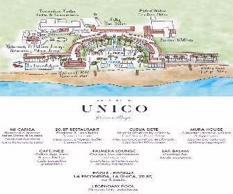 UNICO 20.87 Hotel Riviera Maya Resort Map Layout