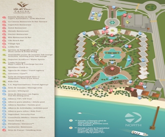 Villa Del Palmar Cancun Luxury Beach Resort & Spa Map Layout