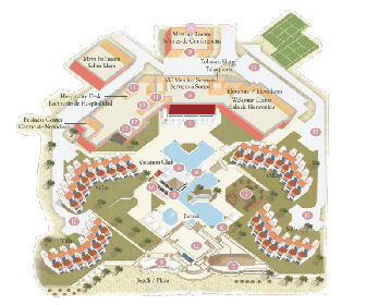 Wyndham Grand Cancun All Inclusive Resort & Villas Map Layout
