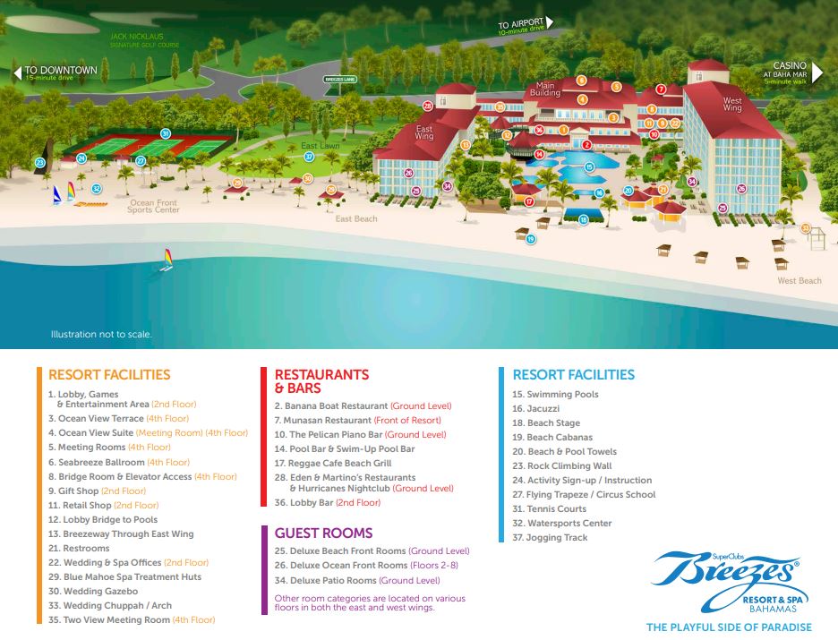 The Bahamas Map Bahamas Resorts - Gambaran