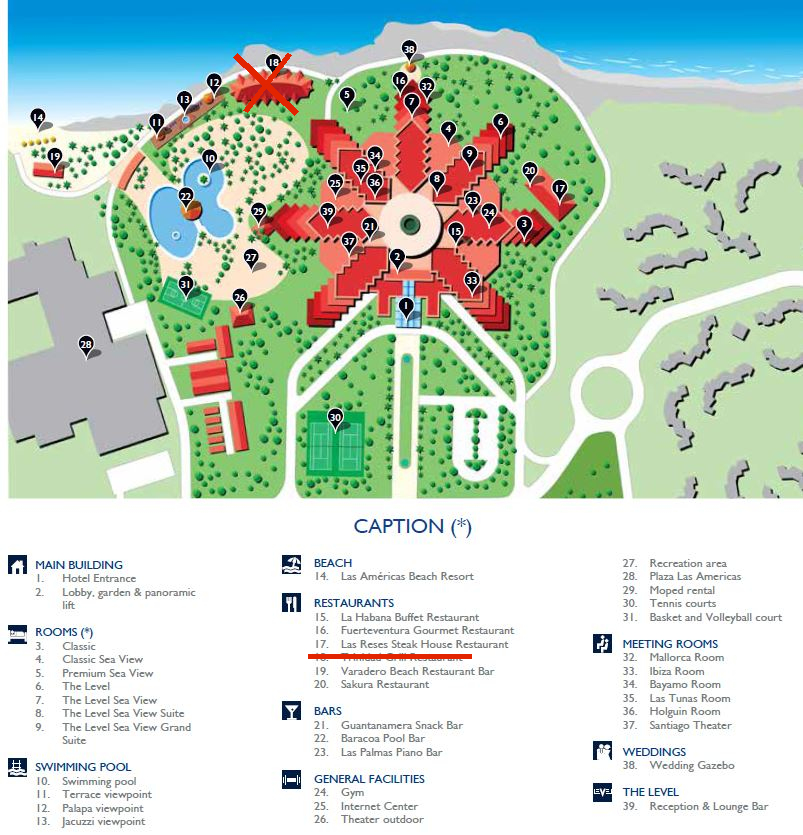 Varadero Resort Map