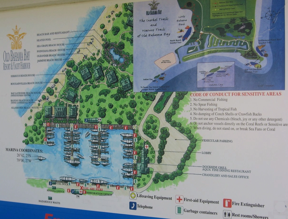 Grand Bahama Island Map And Attractions