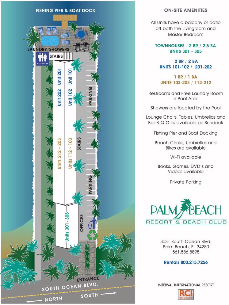 Resort Map Palm Beach Resort Beach Club Florida - Bank2home.com