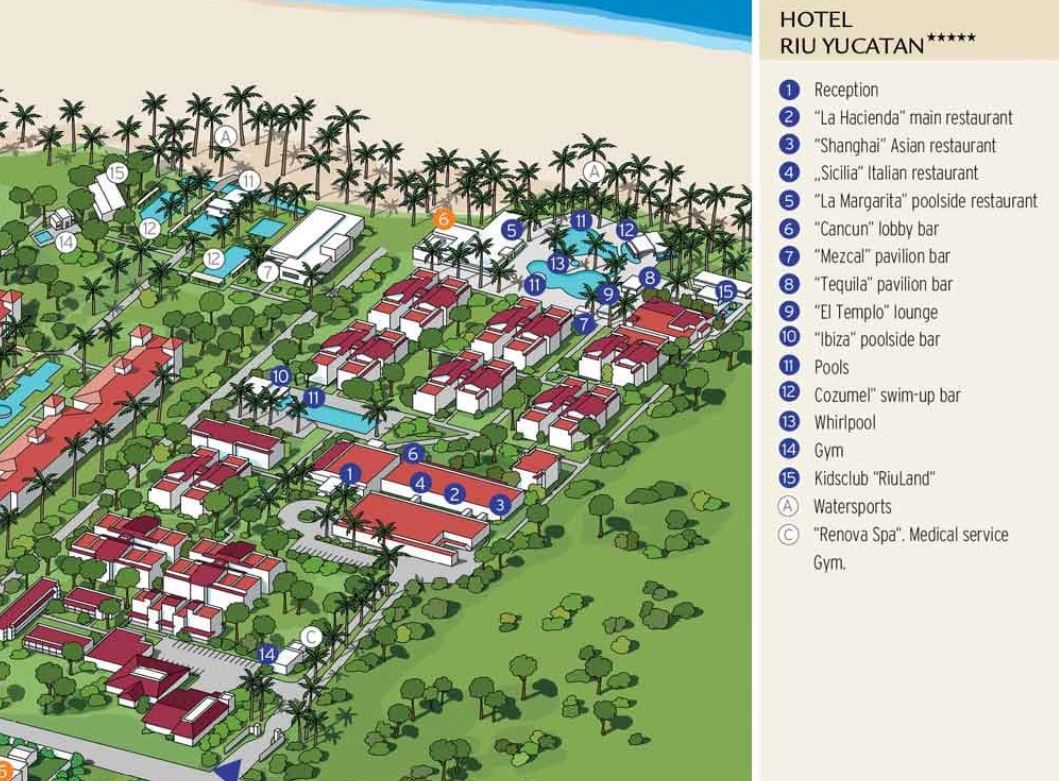 Playa Grande Resort Building Map