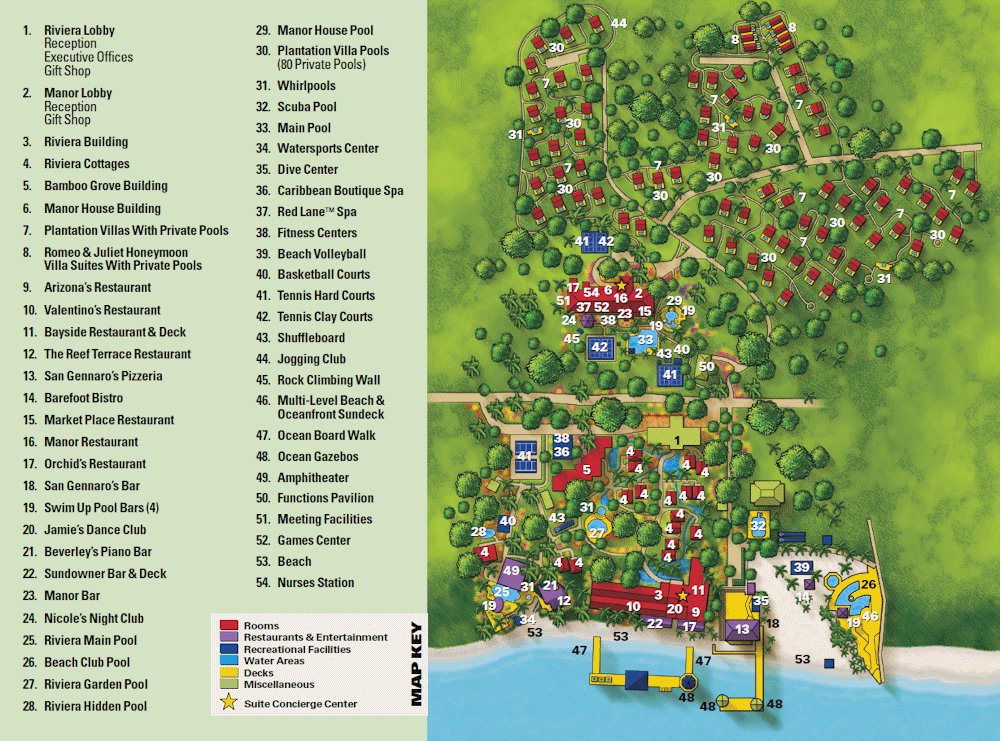 Map Of Sandals Ochi - www.inf-inet.com