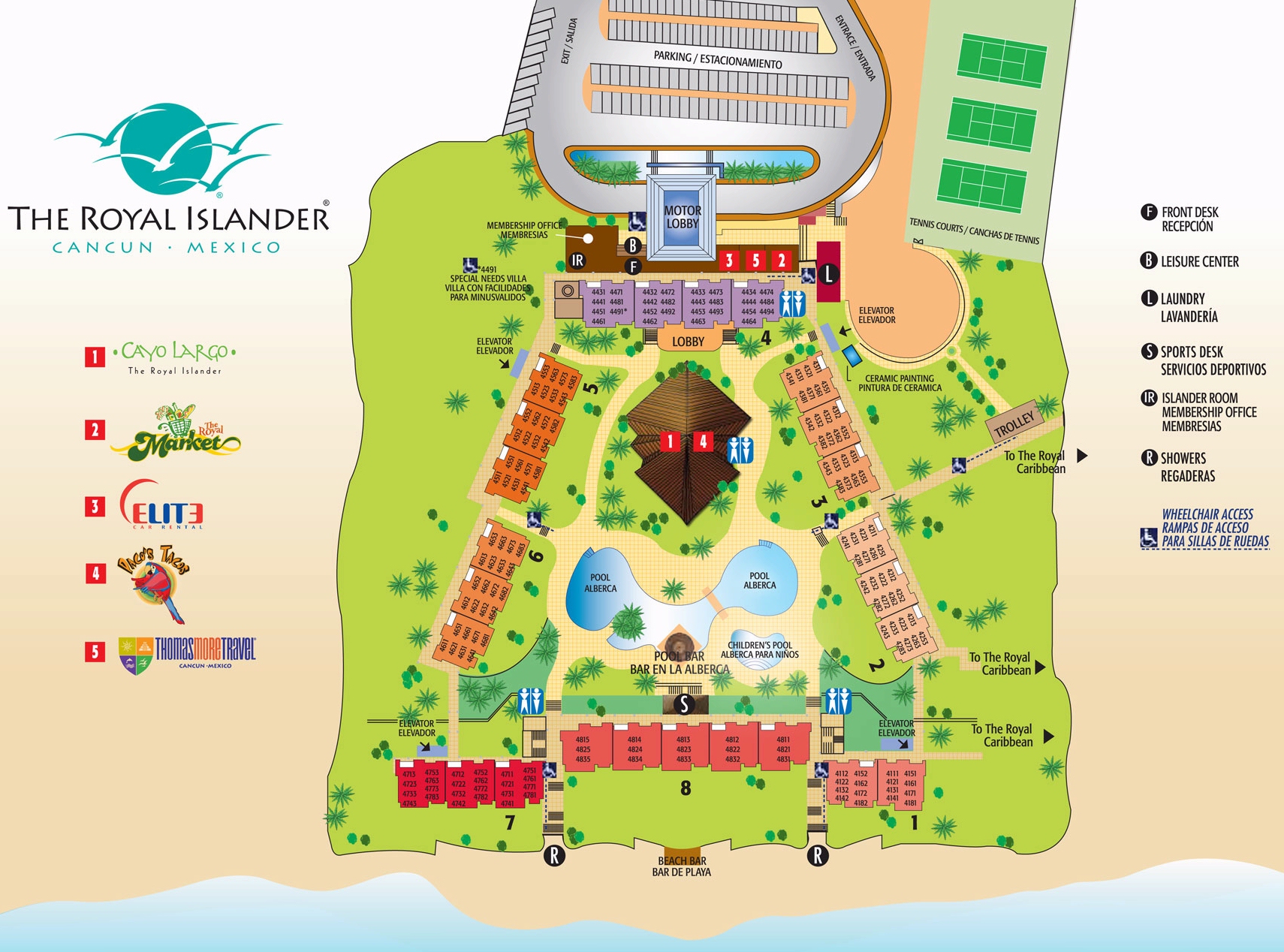 Royal Pacific Resort Map