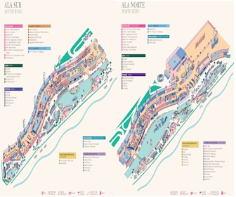 AVA Resort Cancun Resort Map Layout