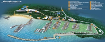 Abaco Beach Resort and Boat Harbour Marina Map Layout