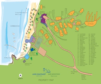 Anse Chastanet Resort Map Layout