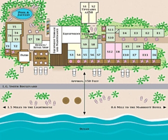 Aruba Beach Villas Resort Map Layout