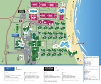 Bahia Principe Luxury Bouganville Resort Map Layout