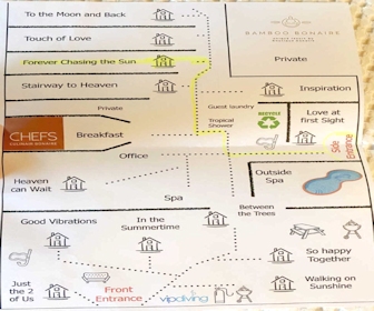 Bamboo Bonaire Boutique Resort Map layout