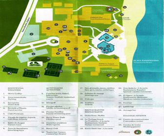 Barcelo Huatulco Resort Map Layout