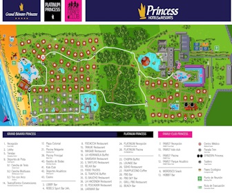 Bavaro Princess Resort Map Layout