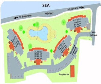 Beach View Hotel Resort Map Layout