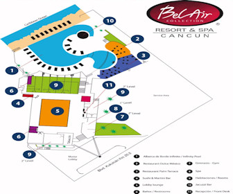 Bel Air Collection Hotel & Spa Map Layout