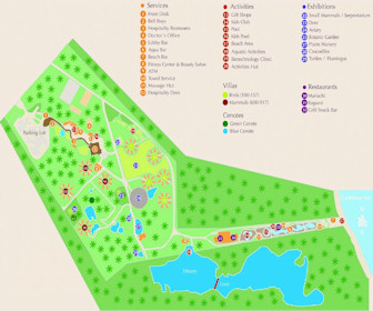 Bel Air Collection Resort & Spa Riviera Maya Resort Map Layout