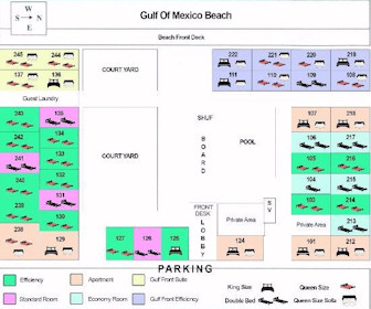 Belleair Beach Resort Map Layout