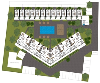 Belnem House Bonaire Map layout
