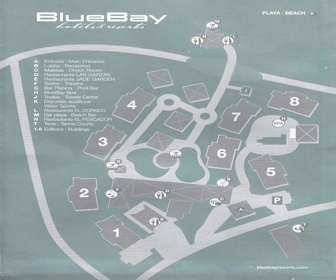 Blue Bay Villas Doradas Resort Map Layout