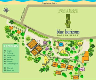 Blue Horizons Resort Map Layout