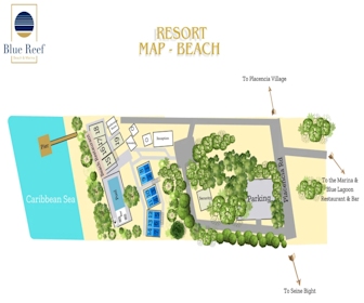 Blue Reef Beach & Marina Map Layout