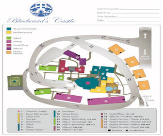 Bluebeards Resort Map Layout