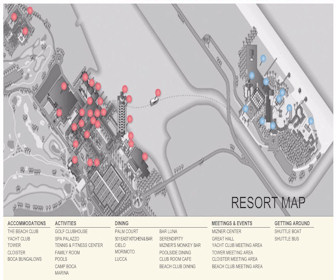 Boca Raton Resort & Club Map Layout