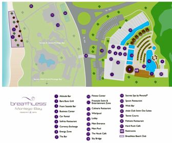 Breathless Montego Bay Resort Map Layout