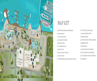 British Colonial resort map