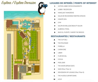 Devossion By Live Aqua Playa del Carmen Resort Map Layout