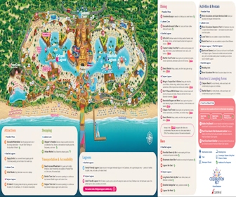 Carnival cruise Line - Celebration Key Resort Map Layout