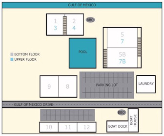 Cabana Beach Club Map Layout