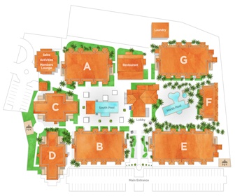 Caribbean Palm Village Resort Map Layout