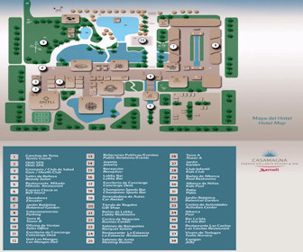 Marriott Puerto Vallarta Resort Map Layout