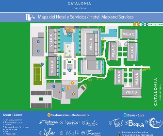 Catalonia Royal La Romana Resort Map Layout