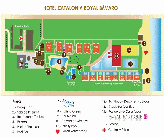 Catalonia Royal Bavaro Resort Map Layout