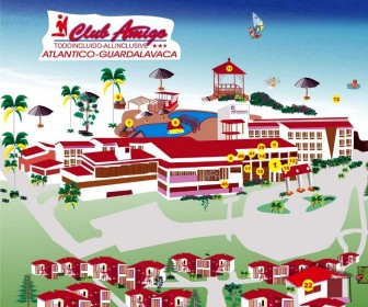 Club Amigo Atlantico/Guardalavaca Resort Map Layout