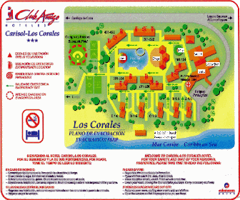 Club Amigo Carisol Los Corales Resort Map Layout