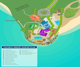 Cocobay Resort Antigua Map Layout