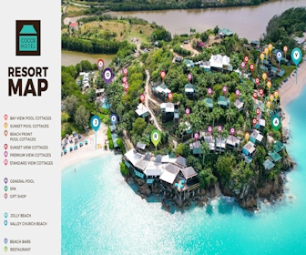 Cocos Hotel Resort Map Layout