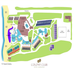 Colony Club Resort Map Layout